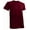 Maroon, variant on Big and Tall Mens Crew Neck Shirts - CRSS (White, 2XLT)