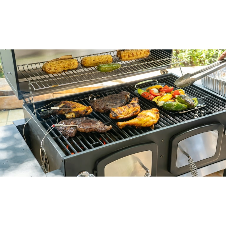 Kenmore 32-inch Smart Charcoal Grill with Bluetooth Meat