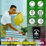Big Foot Mycorrhizae for Plants, Potted Plants and Gardens - Concentrate Fully Dissolves in Water, Year Round Organic Fertilizer for Root Growth and Healthy Soil - 10 Pounds of Mycorrhizal Inoculant