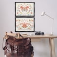 thumbnail image 3 of Stupell Industries Folk Butterflies & Florals Insects Painting Black Floater Framed Canvas Art Print Wall Art, 25 x 17, Set of 2, 3 of 10