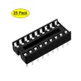 thumbnail image 1 of Unique Bargains 25pcs 7.6mm Row Pitch 2 Row 18 Flat Pins DIP IC Chip Socket Adaptor, 1 of 1