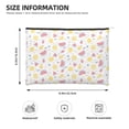 thumbnail image 4 of Rocae Tropical Fruit for Cosmetic Bags for Women Paper Reusable Cosmetic Bag Travel Toiletry Organizer Capacity Multipurpose Zipper Pouch, 4 of 8