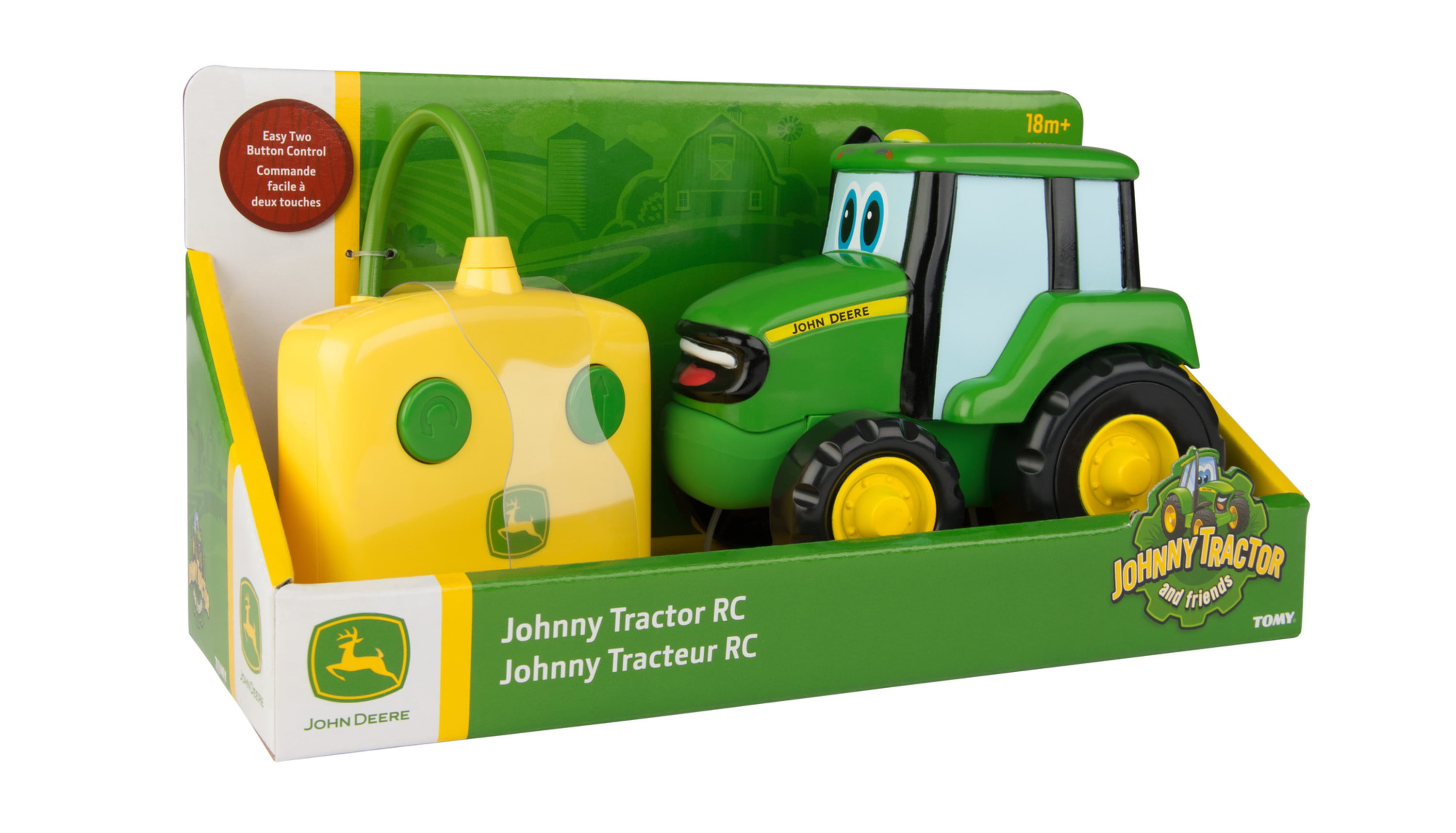 John Deere Tracteur télécommandé - 16 cm - Johnny