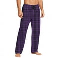 thumbnail image 4 of purcolt Mens Pajama Pants Soft Pjs Plaid Sleep Pants Lounge Bottoms with Pockets & Elastic Waist Sleepwear for Men, 4 of 9