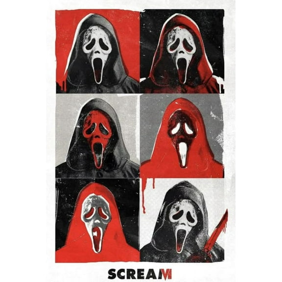 Scream Diamond Painting Kits,5D Diamond Art Horror Film Full Drill Craft Painting Gift for Adult, Home Decor (12 x 16 Inch)