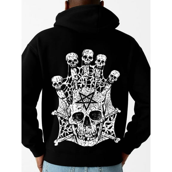 Skull Hand Hoodie sweatshirt skeleton men's long sleeve black Sporty Athletic Hoodie For Fall & Winter comfortable fire 3d Casual Unisex Shirt Printed tshirts Vintage Unisex Shirt Graphic tshirts