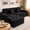 Black Modular Sofa Set, variant on Sumdeal 105" Modular Cloud Sofa Set with Ottoman, Black