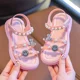 thumbnail image 3 of Sandalias de fondo suave con Nudo de mariposa estilo princesa, recién llegados, zapatos bonitos de verano para niñas, Material cómodo de PVC, 3 of 5