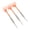 Orange, variant on LAZIOEGR Steel Tip Darts Set Professional Metal Darts Deep Groove Barrel Aluminum Shaft and PET Flights with Storage Case Pink for Game Room Competition Entertainment 104g 5.9 inches / 15 cm