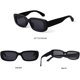 thumbnail image 3 of Gafas de sol rectangulares para mujer, estilo retro, gafas de conducción de los años 90, estilo vintage, marco cuadrado estrecho, protección UV400, 3 of 5