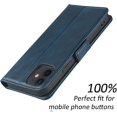 thumbnail image 3 of AmPm iPhone Xs Max Leather Case, Luxury Genuine Leather Wallet with Viewing Stand and Card Slots, Flip Cover Gift Boxed and Handmade for Apple iPhone Xs Max (DarkOrange), 3 of 8