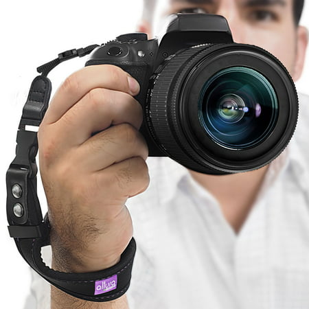 Camera Wrist Strap - Rapid Fire Heavy Duty Safety Wrist Strap by Altura Photo w/ 2 Alternate Connections for Use w/Large DSLR or Point and Shoot