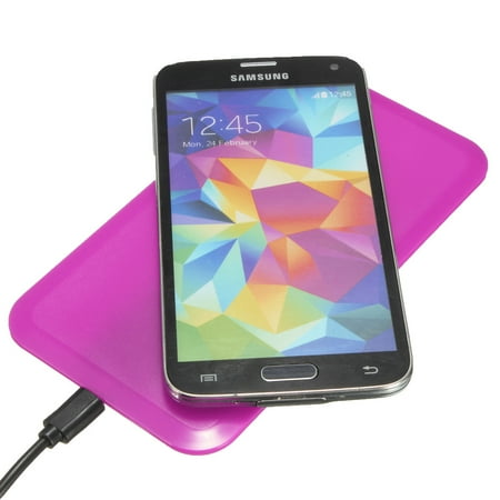 Red And White Charger Slim QI Wireless Charging Charger Pad Mat For IOS Android Phone iphone XS /XS chargerpad MAX/ XR/ X/ 8 Plus ()