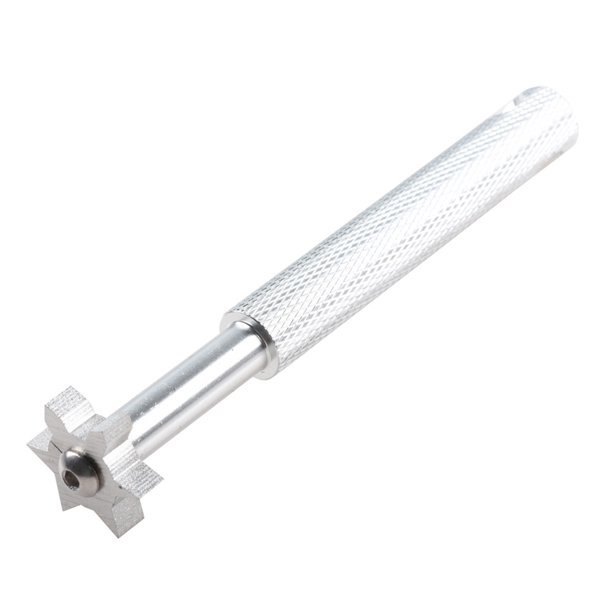 Eigraketly Afilador de ranuras de Golf, herramienta de limpieza de cuña de aleación de aluminio y acero inoxidable, accesorio de reesculturado Golf Plata Eigraketly OD021266-03