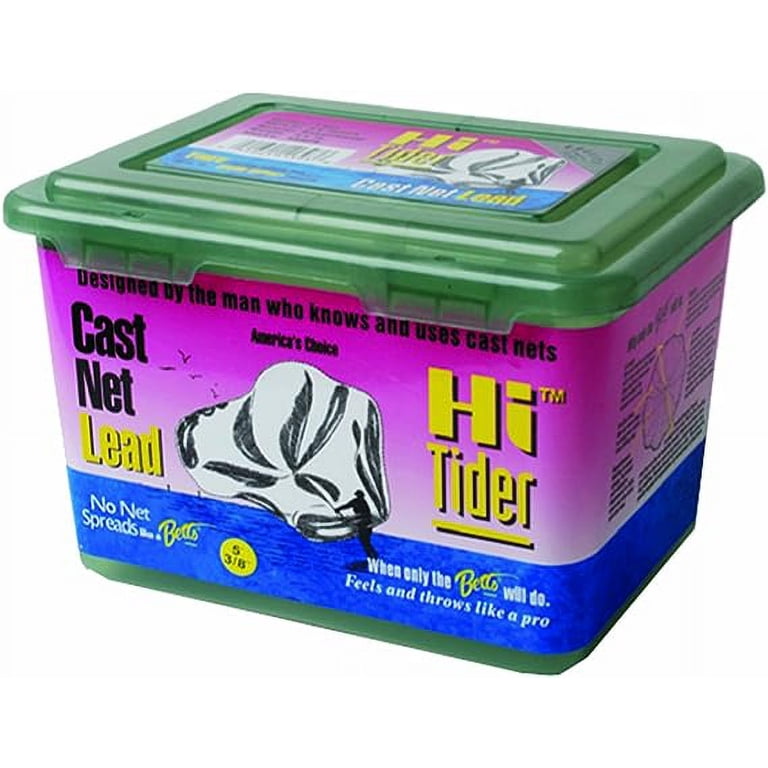 Betts HM-5 Hi Tider Cast Net, 5 Foot Durable Reliable Economical Design -  Walmart.com
