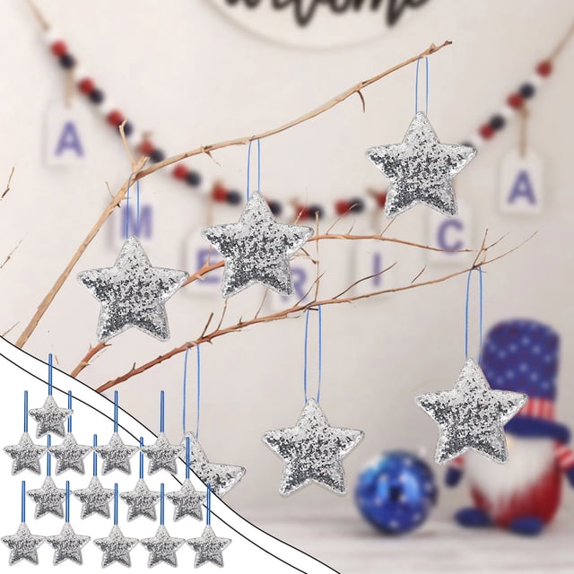 Independence Day Decoration Sequins Pentagram Decorations Party Decorations Star Pendants