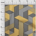 thumbnail image 2 of oneOone Polyester Spandex Yellow Fabric Geometrical Fabric For Sewing Printed Craft Fabric By The Yard 56 Inch Wide, 2 of 4