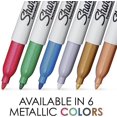 thumbnail image 2 of shiyou-Metallic Permanent Markers, Fine Point, Silver, 2 Count, 2 of 4