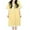Yellow, variant on ZyeKqe Womens Nightgowns Short Sleeve Night Gown Ladies Midi Nightdress Cute Sleep Shirt Comfy Sleepwear Loungewear