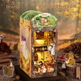 thumbnail image 4 of Kit de rincón para libros CUTEBEE, cuaderno de libros en miniatura, casa, rompecabezas 3D, 4 of 8