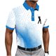 thumbnail image 2 of Blusa y camisa de manga corta con cuello vuelto para hombre, blusa informal con botones y estampado geométrico, blusa de manga corta con cuello vuelto para hombre, 2 of 5