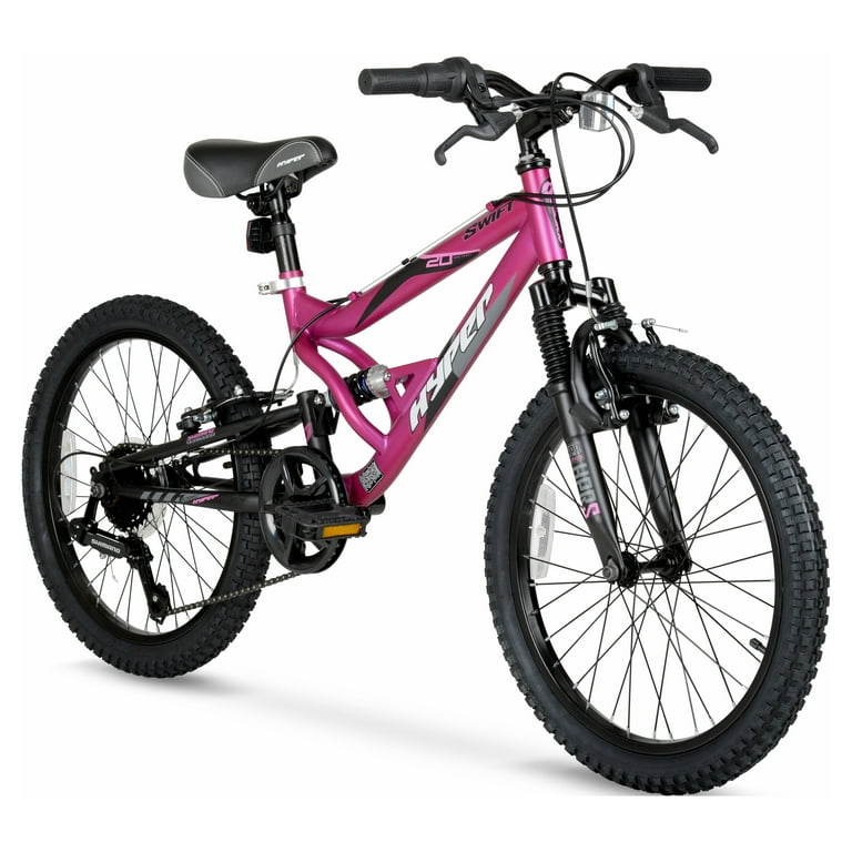 Hyper Bicycles 20 inch Swift Mountain Bike for Girls, Magenta