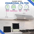 thumbnail image 2 of Range Hood Charcoal Filter 7.75” x 10.5” - Fits Broan and Nutone BP58 For 43000 Series Range Hoods - Broan Range Hood Filter Replacement - Carbon Stove Vent Fan Filters Removes Kitchen Odors (3-Pack), 2 of 6