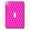 Hot pink, variant on 3dRose, Bright green quatrefoil pattern Lime Moroccan tiles retro Islamic art white geometric clover lattice, single toggle switch