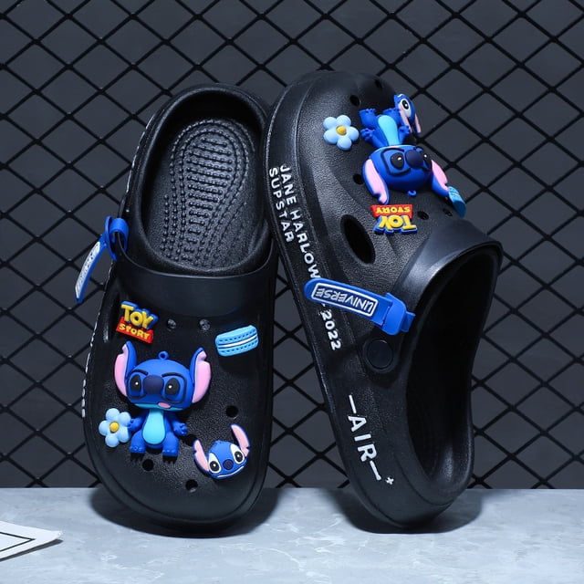 Sandalias de playa Miniso Disney, transpirables, ligeras y cómodas para vadear, con agujeros, para parejas, transpirables, huecas, de Eva, regalo para niña