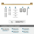 thumbnail image 5 of Amerock Blackrock Champagne Bronze 24 inch (610mm) Towel Bar, 5 of 8