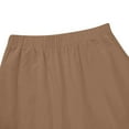 thumbnail image 3 of Linen Shorts Sets Women Summer 2 Piece Outfits Casual Cotton Linen Button V-Neck Short Sleeve Shirts Tops and Elastic Waist Short Pants Matching Sets, 3 of 9