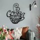 thumbnail image 3 of Placa de metal con letras para cafetería, letrero colgante para pared, ideal para cocina, estilo rústico. 25x28CM, 3 of 8