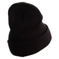 thumbnail image 2 of St. Patrick's Day Drink Embroidered Big Size Acrylic Long Beanie - Black XL-3XL, 2 of 5