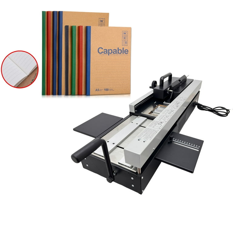 A4 Manual Hot Glue Book Binder Machine with Milling Cutter Wireless Book  Binding Machine for Binding Books Albums Notebook with 1 Pound Glue Pellets  - Yahoo Shopping