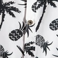 thumbnail image 6 of CALAFEBILA Hawaiian Shirt Men Casual Button Down Tropical Print Short Sleeve Holiday Beach Shirts Loose Fit Summer Mens Tops Clearance, 6 of 9