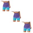 thumbnail image 2 of Sonducket Pantalones cortos sin costuras con degradado Girl Scrunch Fifth Pants Leggings cortos transpirables Pantalones de chándal Ropa para Type1 NO1, 2 of 6