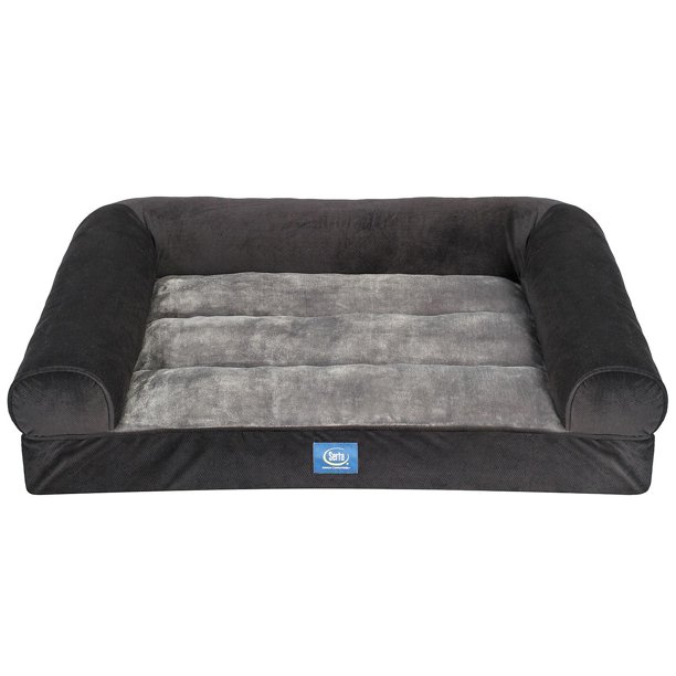 Serta XL Round Bolster Couch Pet Bed 40"x 30" (Choose Your Color)