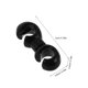 thumbnail image 2 of Raindrops 60Ud Abrazaderas De Cables Plástico Negro Para Organizar Cables Y Cambio Sin Herramientas, 2 of 6