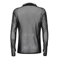 thumbnail image 7 of Men's Mesh Long Sleeve Athletic Shirt Breathable Performance Top For Gym Training And Casual Daily Wear Workout Short Sleeve Tee Shirts for Men Beach Tops Casual Shirt, 7 of 7