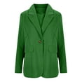 thumbnail image 6 of felwors Womens Blazers for Work Casual Business Open Front Solid Blazers Summer Lightweight Lapel Draped Office Suit Jackets AG, XL, 6 of 6