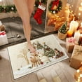 thumbnail image 6 of Christmas Decor Doormat Holiday Outdoor Front Door Rugs, Christmas Embroidered Bathroom Carpet Entrance Doormat, Elk & Rabbit Design Farmhouse Entryway Mat Rugs, Christmas Welcome Mat, 6 of 6