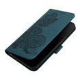 thumbnail image 2 of Flip Case Compatible with Samsung Galaxy A16 5G, Mandala Embossed Premium PU Leather Hand Wrist Cards Holder Folio Stand Luxury Protective Drop Proof Phone Case for Samsung Galaxy A16 5G,Darkgreen, 2 of 7