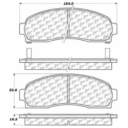 Saturn Vue Hood Replacement - Go-Parts OE Replacement for 2002-2007 Saturn Vue Front Disc Brake Pad Set for Saturn Vue