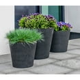 thumbnail image 4 of Pottery Pots Natural Bucket Round Planter Pot Indoor Outdoor Fiber Stone Planter Box 27 Inches - Large - 27" 27" x 27" x 24" - Grey, 4 of 5