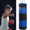 thumbnail image 1 of Saco De Boxeo Pesado Para Niños, Saco De Para Entrenamiento, Fitness, Ejercicio, Tela Oxford Duradera, 31,5x9,8x9,8 Pulgadas, 1 of 7