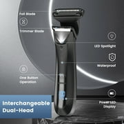 Prozing Manscape Ball Trimmer for Men, Mens Grooming Body Hair Trimmer, Electric Razor Gift for Him