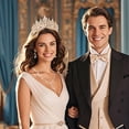 thumbnail image 4 of Tiaras and Crowns for Women,3-pack Tiaras Earrings Necklace, Crystal Bridal Jewelry Set, Costume Party Halloween Prom Pageant Jewelry for Women, 4 of 8