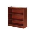 thumbnail image 3 of Lorell 3 Shelf Panel Bookcase 36"x12"x36" Cherry 89051, 3 of 9