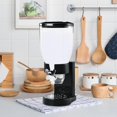 thumbnail image 5 of Cereal Dispenser Countertop Black 1Pack With Bowls Spoons Cutlery Box,5.5 Qt Dry Food Dispenser Snack Organizer Containers Storage for Pantry Kitchen Organization Oatmeal Nut Granola Candy, 5 of 7