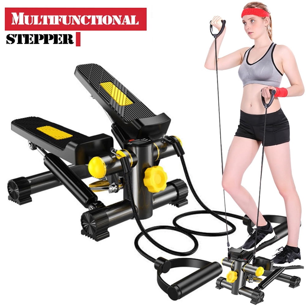mini stepper with resistance bands walmart